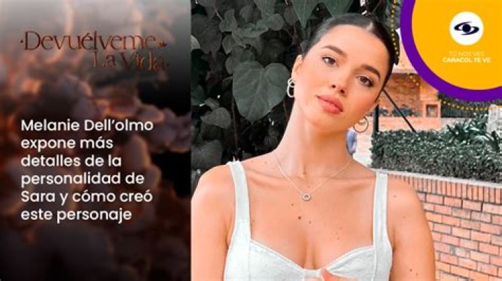 Melanie Dell'Olmo: A Rising Talent Lighting Up Colombian Screens